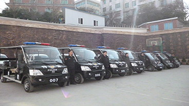 大方縣公安局8座燃油及5座電動(dòng)警用車(chē)